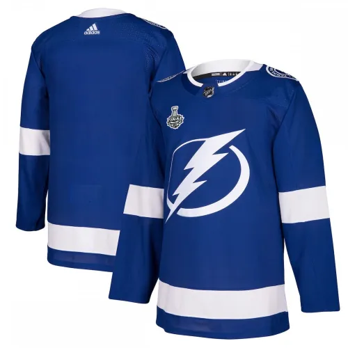 Tampa Bay Lightning adidas 2021 Stanley Cup Final Bound Authentic Patch Jersey - Blu