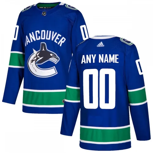 Camisola personalizada autêntica adidas dos Vancouver Canucks - Azul