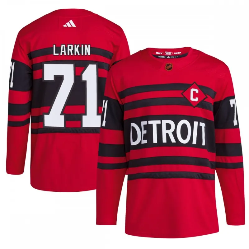 Dylan Larkin Detroit Red Wings adidas Reverse Retro 2.0 Authentic Player Jersey – Red