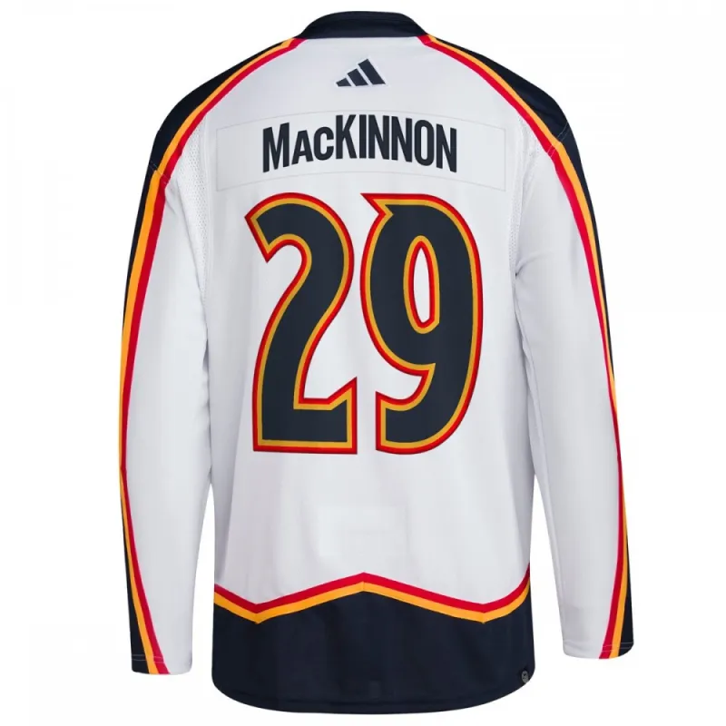 Nathan MacKinnon Colorado Avalanche Reverse Retro 2.0 Authentic Player Jersey - White