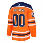 Edmonton Oilers adidas Authentic Custom Jersey - Oranje