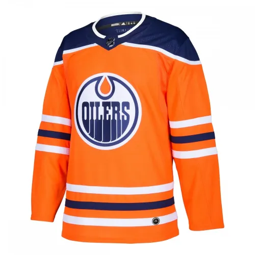 Maillot adidas Premium vierge domicile des Oilers d'Edmonton – Orange