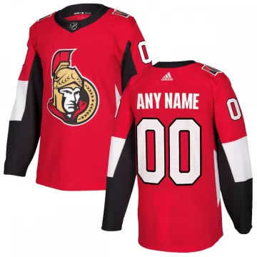 Ottawa Senators adidas Maglia personalizzata autentica - Rosso