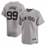 Aaron Judge New York Yankees Nike Away Limited Player Jersey – Gray