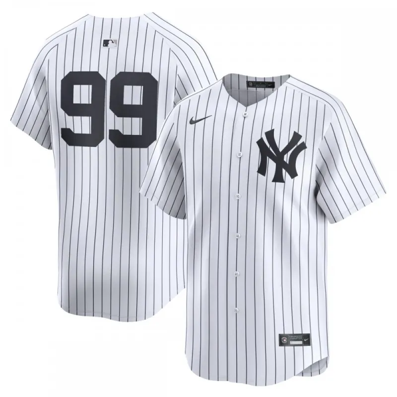 Maillot domicile Nike en édition limitée d'Aaron Judge, Yankees de New York – Blanc