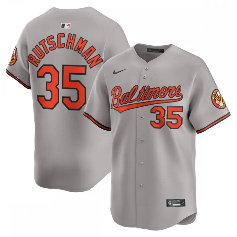Adley Rutschman Baltimore Orioles Nike Road Limited Player Jersey – Gray