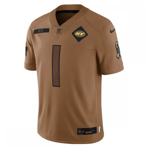 Ahmad Sauce Gardner New York Jets Nike 2023 Salute To Service Maglia Limitata - Marrone