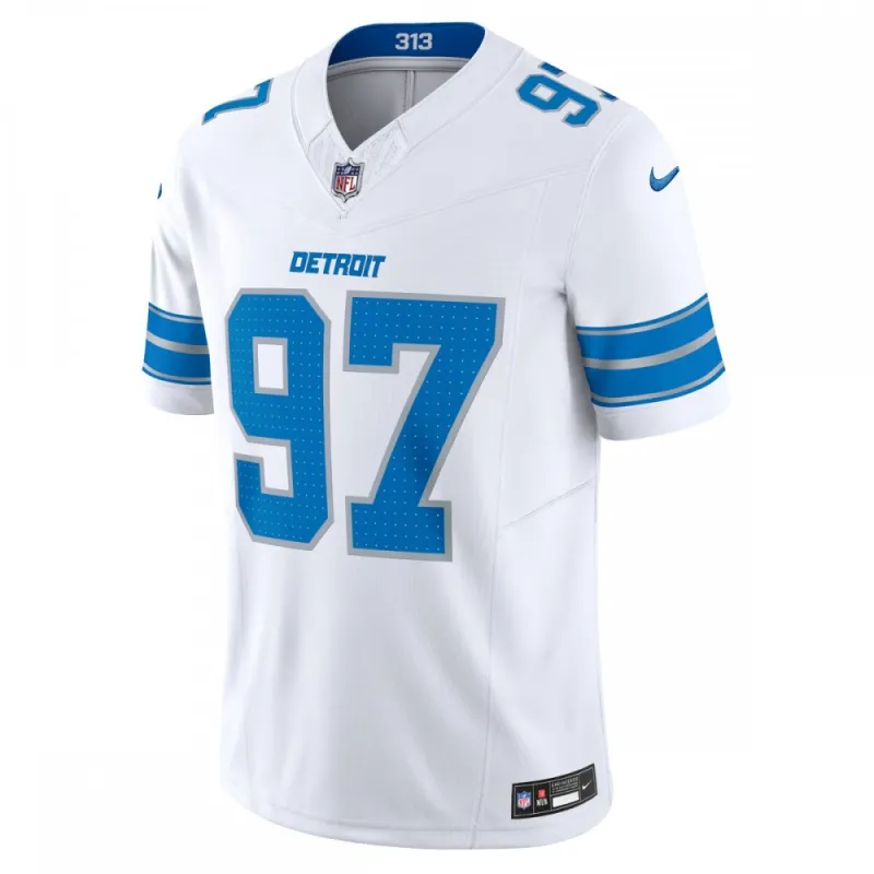 Camiseta Nike Vapor F.U.S.E. Limited de Aidan Hutchinson (Detroit Lions) – Blanca