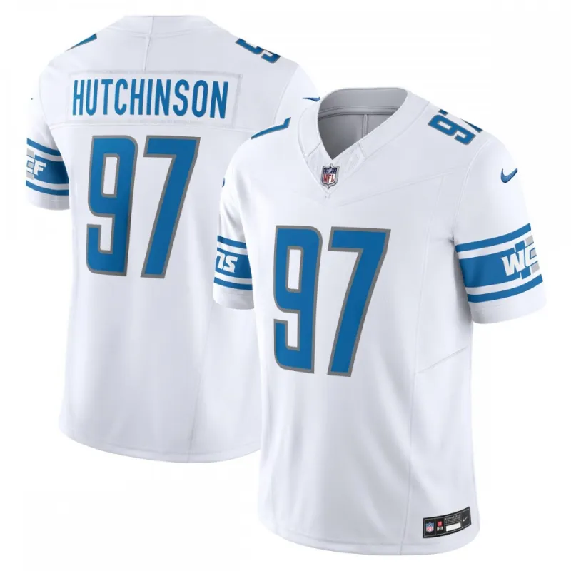 Aidan Hutchinson Detroit Lions Nike Vapor F.U.S.E. Limited Jersey – White