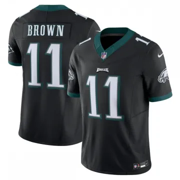 Maillot alternatif Nike Vapor F.U.S.E. en édition limitée d'A.J. Brown (Philadelphia Eagles) - Noir