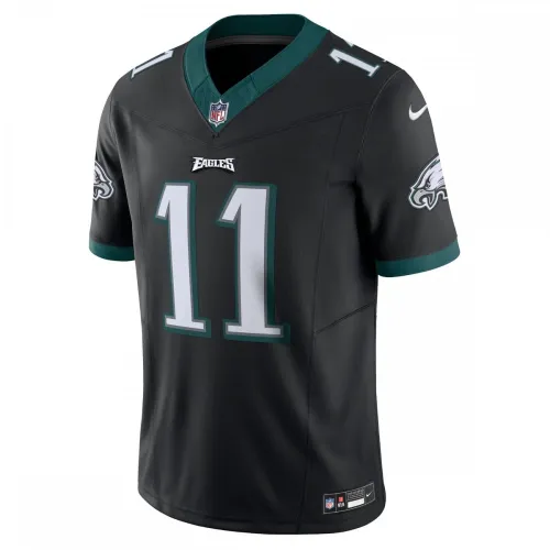 Maillot alternatif Nike Vapor F.U.S.E. en édition limitée d'A.J. Brown (Philadelphia Eagles) – Noir