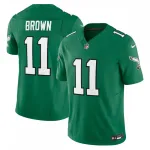A.J. Brown Philadelphia Eagles Nike Vapor F.U.S.E. Camisola limitada - Kelly Green A.J. Brown Philadelphia Eagles Nike Vapor F.U.S.E. Limited Jersey - Kelly Green