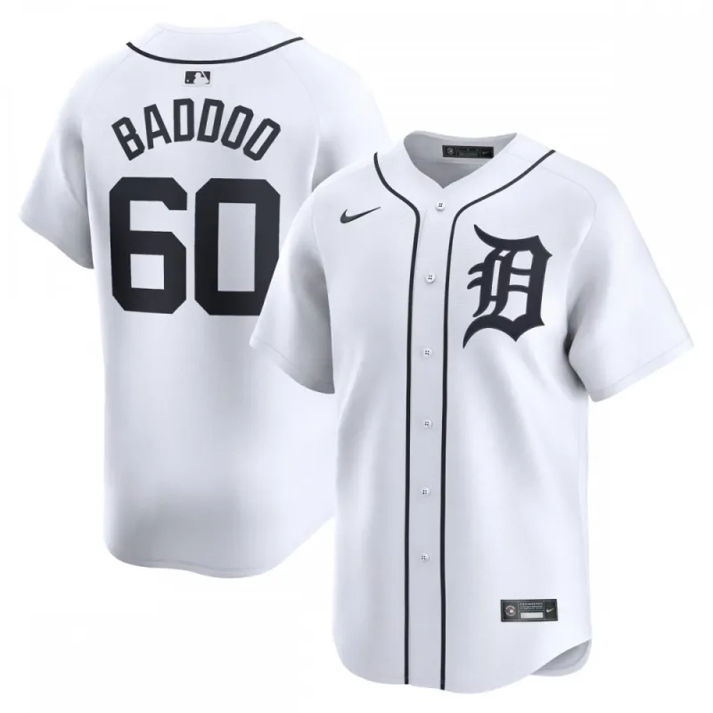 Akil Baddoo Detroit Tigers Nike Home Limited Spieler Trikot - Weiß
