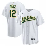 Aledmys Díaz Oakland Athletics Nike Home Replica Player Jersey - White Aledmys Díaz Oakland Athletics Nike Home Replica Player Jersey – White