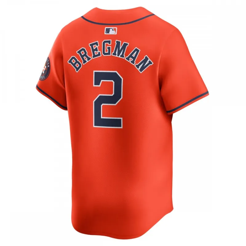 Alex Bregman Houston Astros Nike Alternate Limited Player Jersey - Laranja