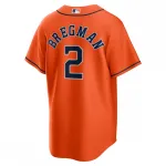 Alex Bregman Houston Astros Nike Alternate Replica Player Name Jersey – Orange