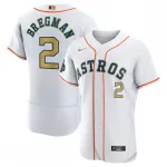 Alex Bregman Houston Astros Camiseta Nike 2023 Gold Collection Authentic Player - Blanca Alex Bregman Houston Astros Nike 2023 Gold Collection Authentic Player Jersey – White
