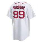Maillot de joueur Nike réplique d'Alex Verdugo (Boston Red Sox) – Blanc