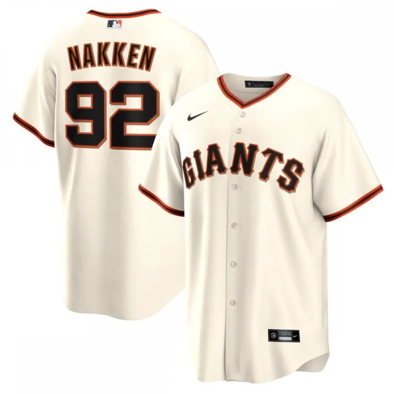 Alyssa Nakken San Francisco Giants Nike Home Replica Player Jersey – Cream