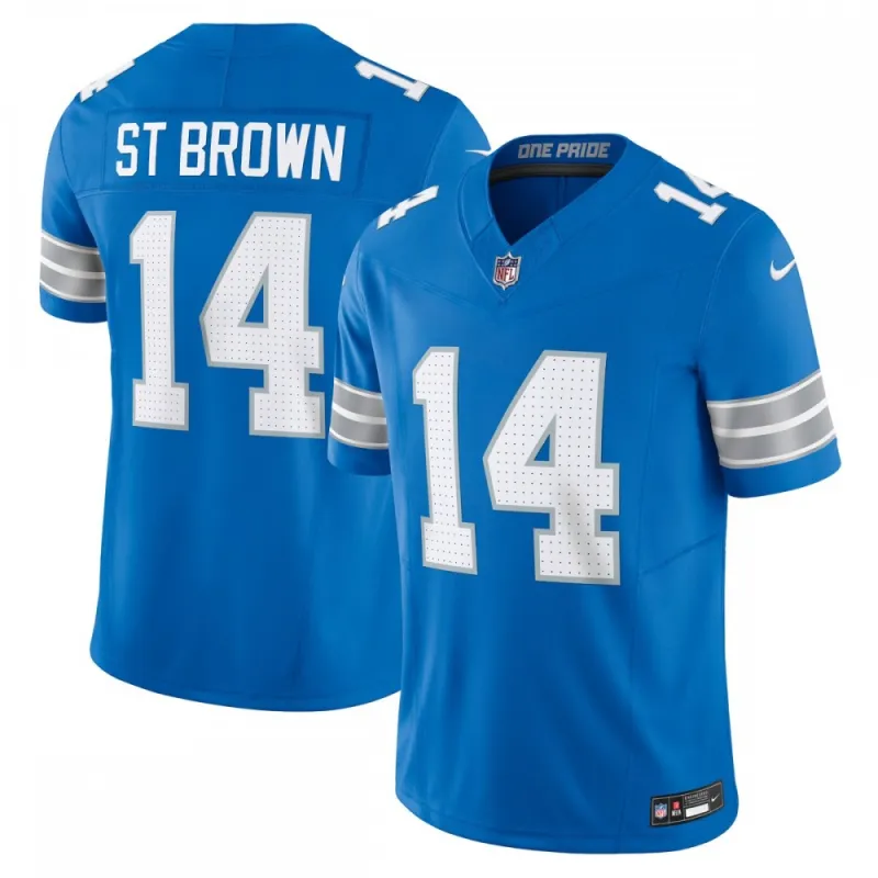 Amon-Ra St. Brown Detroit Lions Nike Vapor F.U.S.E. Limited Jersey – Blue