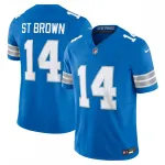 Amon-Ra St. Brown Detroit Lions Camiseta Limitada Nike Vapor F.U.S.E. - Azul Amon-Ra St. Brown Detroit Lions Nike Vapor F.U.S.E. Limited Jersey – Blue