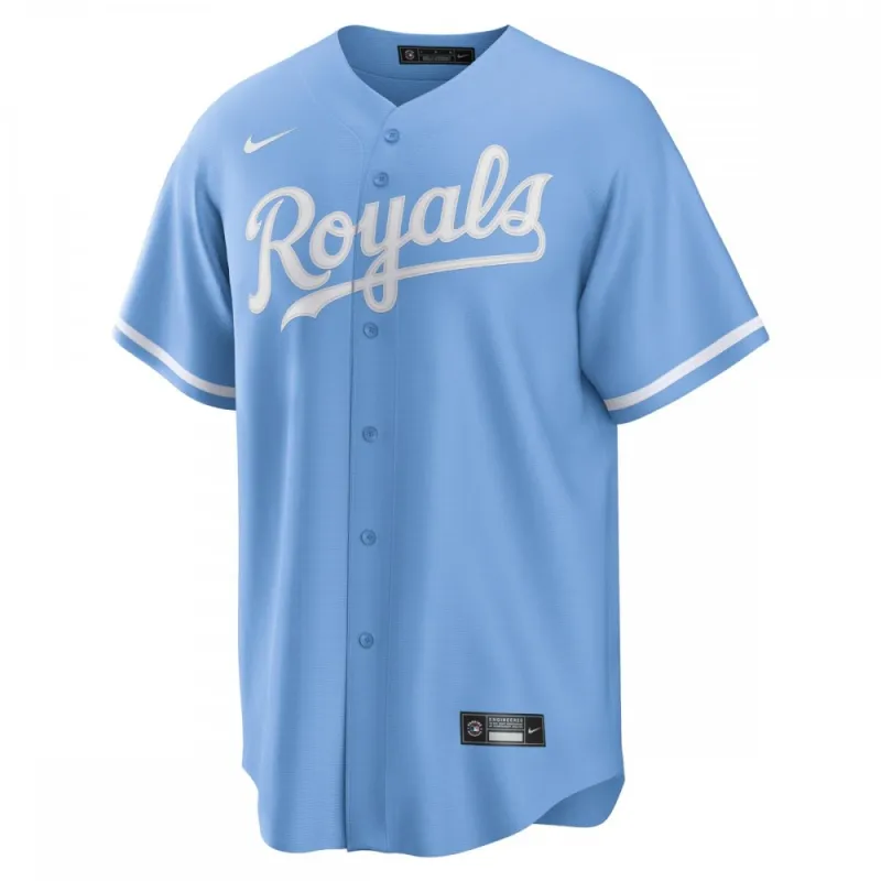 Andrew Benintendi Kansas City Royals Nike Alternate Replica Player Jersey – Light Blue