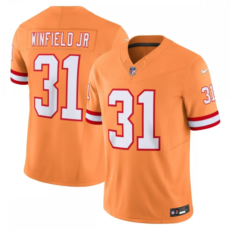 Camisa Nike Vapor F.U.S.E. Limited de Antoine Winfield Jr. dos Tampa Bay Buccaneers – Laranja