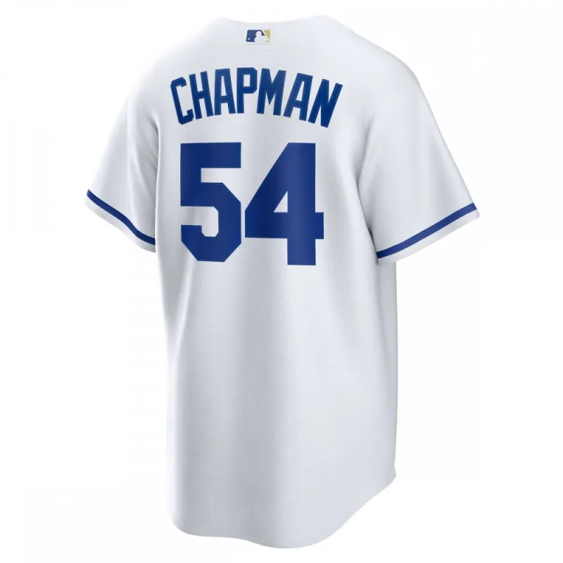 Aroldis Chapman Kansas City Royals Nike Home Replica Player Jersey – White