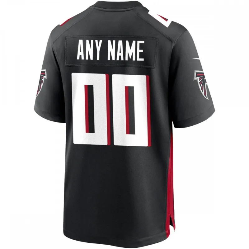 Atlanta Falcons Nike Custom Game Jersey – Black