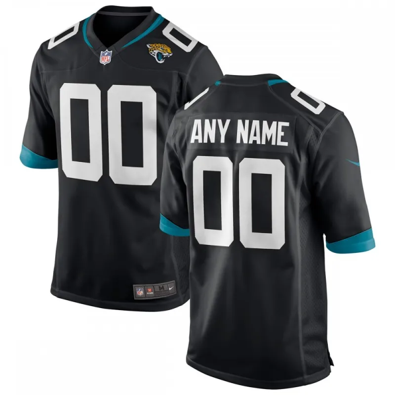 Jacksonville Jaguars Nike Custom Game Jersey – Schwarz