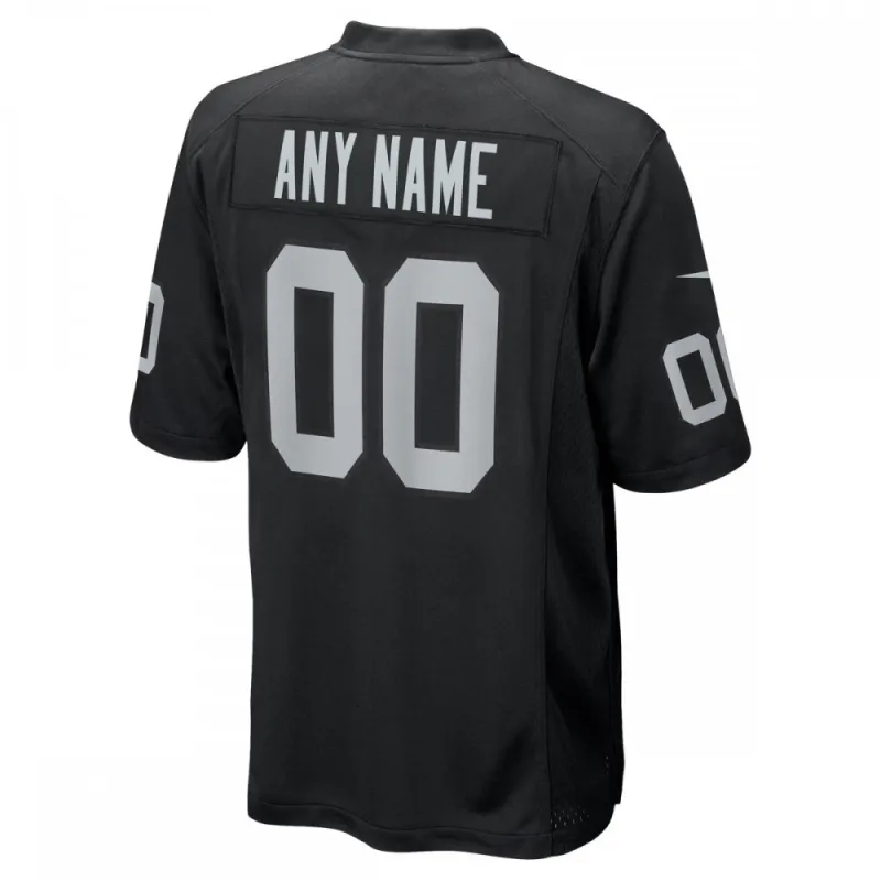 Las Vegas Raiders Nike Custom Spieltrikot – Schwarz