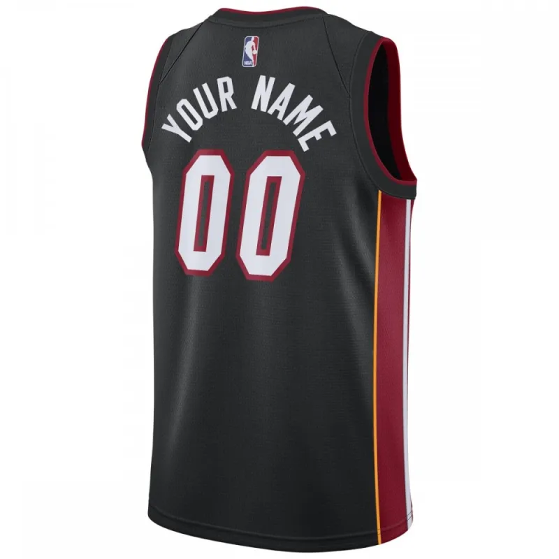 Miami Heat Swingman Custom Men’s Jersey Black – Icon Edition
