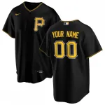 Pittsburgh Pirates Camiseta personalizada Nike Alternate Replica - Negra