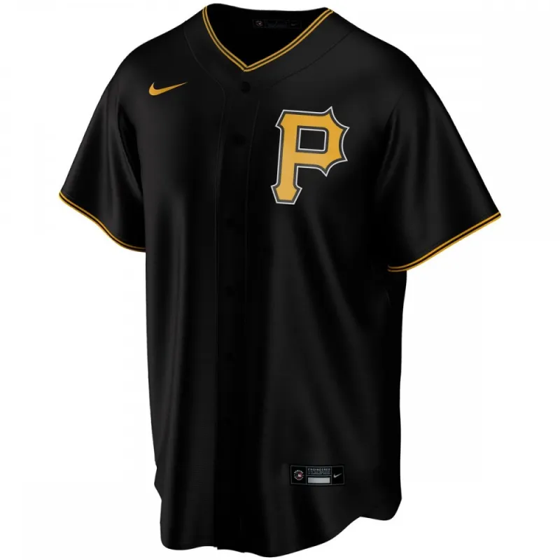 Pittsburgh Pirates Camiseta personalizada Nike Alternate Replica - Negra