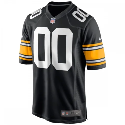 Pittsburgh Steelers Nike Alternate Custom Game Jersey – Black