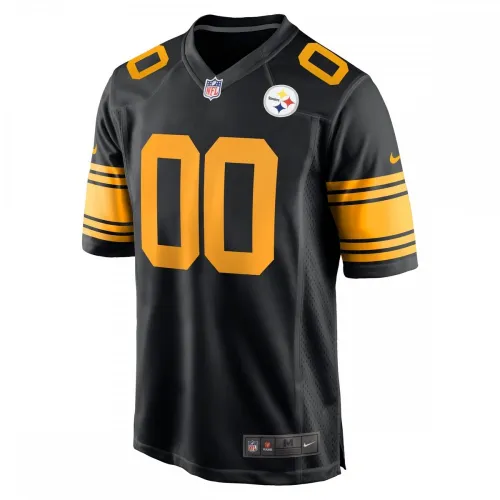 Pittsburgh Steelers Nike Alternate Custom Game Jersey – Black