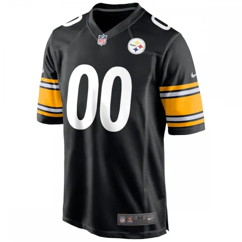 Pittsburgh Steelers Nike Custom Game Jersey – Black