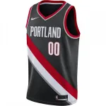 Portland Trail Blazers Swingman Custom Herren Trikot Schwarz - Icon Edition