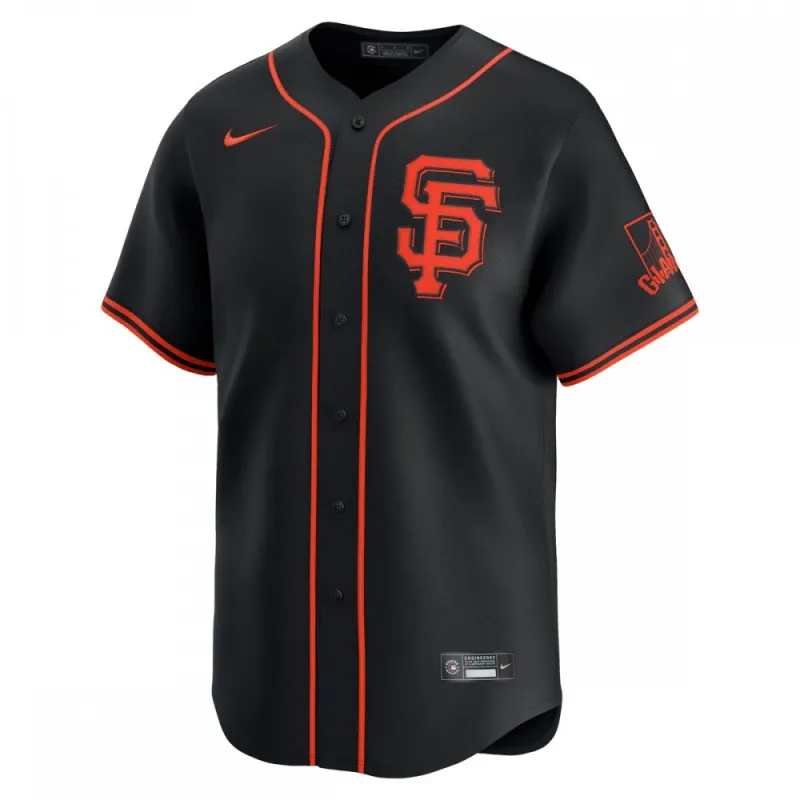 San Francisco Giants Nike Alternate Limited Jersey – Black