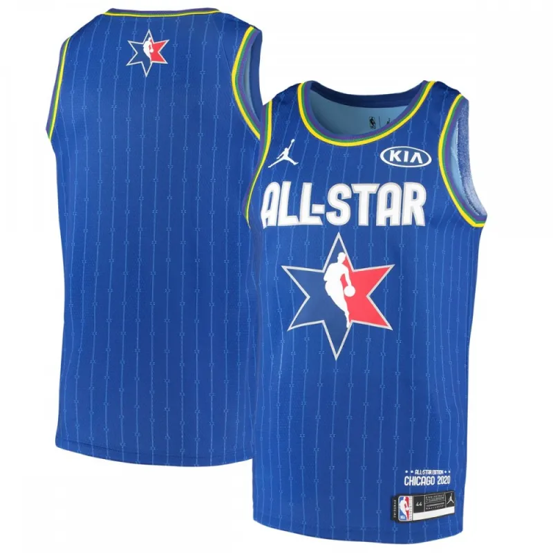 2020 All-Star Game Swingman Blank Maglia da uomo - Blu