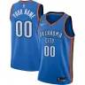 Camiseta personalizada Swingman para hombre de los Oklahoma City Thunder, color azul - Edición Icon