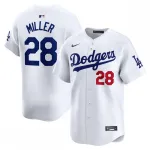 Bobby Miller Los Angeles Dodgers Nike Home Limited Player Jersey - Branco
