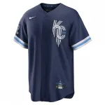 Bobby Witt Jr. Kansas City Royals Nike 2022 City Connect Replica Player Jersey – Navy