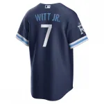 Bobby Witt Jr. Kansas City Royals Nike 2022 City Connect Replica Player Jersey – Navy