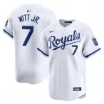 Bobby Witt Jr. Kansas City Royals Nike Home Limited Player Jersey - White Bobby Witt Jr. Kansas City Royals Nike Home Limited Player Jersey – White