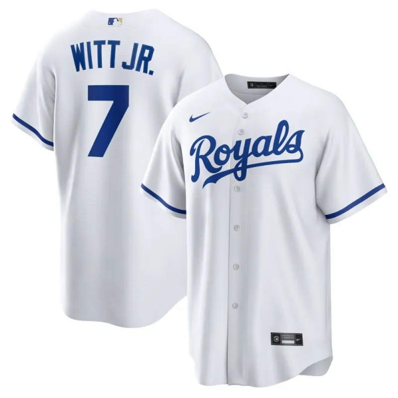 Bobby Witt Jr. Kansas City Royals Nike Home Replica Player Jersey – White