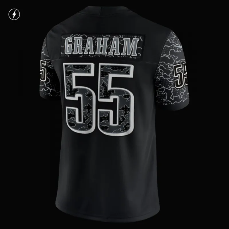 Brandon Graham Philadelphia Eagles Nike RFLCTV Limited Jersey – Black