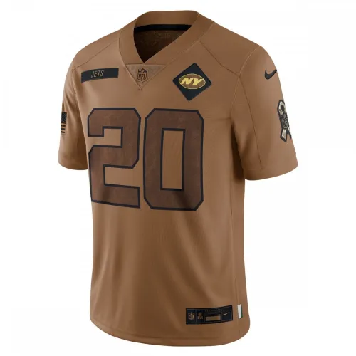 Breece Hall New York Jets Nike 2023 Salute To Service Limited Jersey - Marron