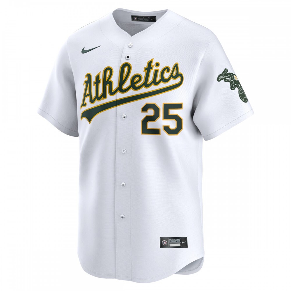 Brent Rooker Oakland Athletics Nike Home Limited Player Jersey #8211; White