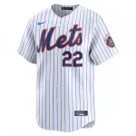 Brett Baty New York Mets Nike Home Limited Player Jersey – White